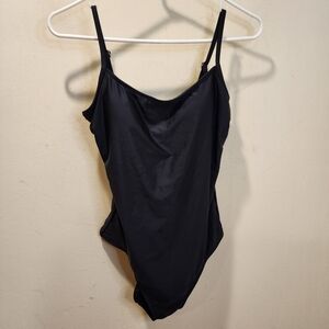 Catalina Black One-Piece Swimsuit Size  L (12-14)